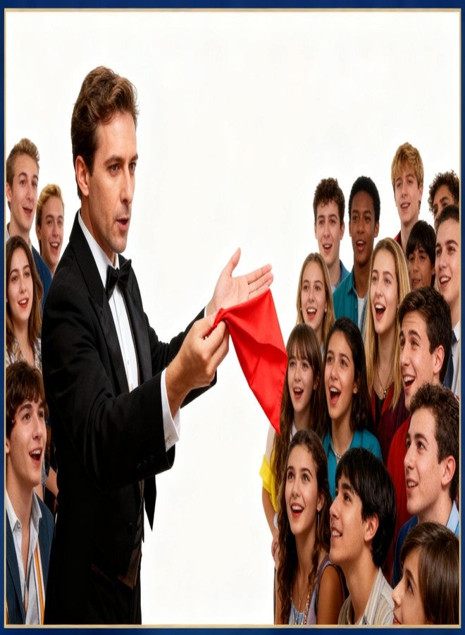 MAGIKON 5pcs Magic Thumb Tips - Soft Fake Finger for Close-Up Tricks, Stage Magic Props & Prank Toys with One Red Magic Scarf - Image 2